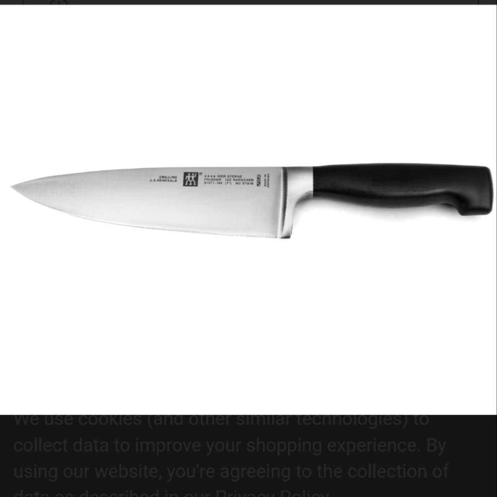 🤎BUY 2 GET 1 FREE  Zwilling Four Star 7 inch Chef's Knife, Retail $129.95